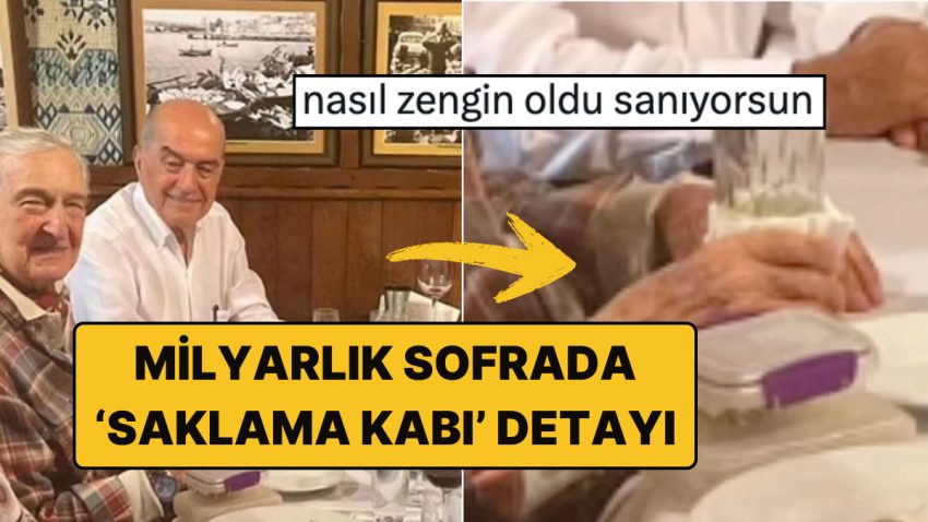 Murat Ülker ve Rahmi Koç’un Gündem Olan Akşam Yemeğindeki “Saklama Kabı” Ayrıntısı
