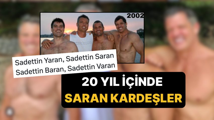 Sadettin Saran’ın Üç Erkek Kardeşiyle Olan Fotoğrafı Herkesin Dikkatini Çekti