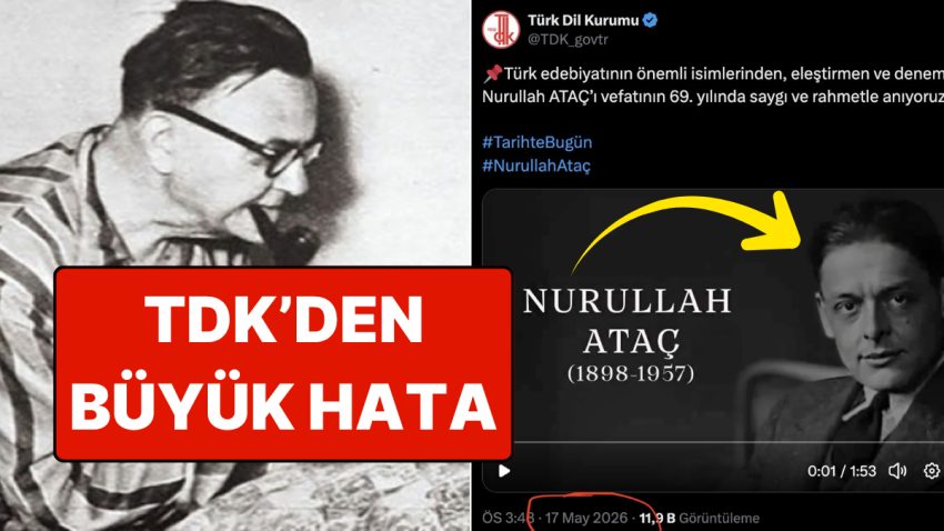 TDK, Nurullah Ataç’ı Anma Görüntüsünü ABD’li Ünlü Şairin Fotoğrafıyla Paylaştı