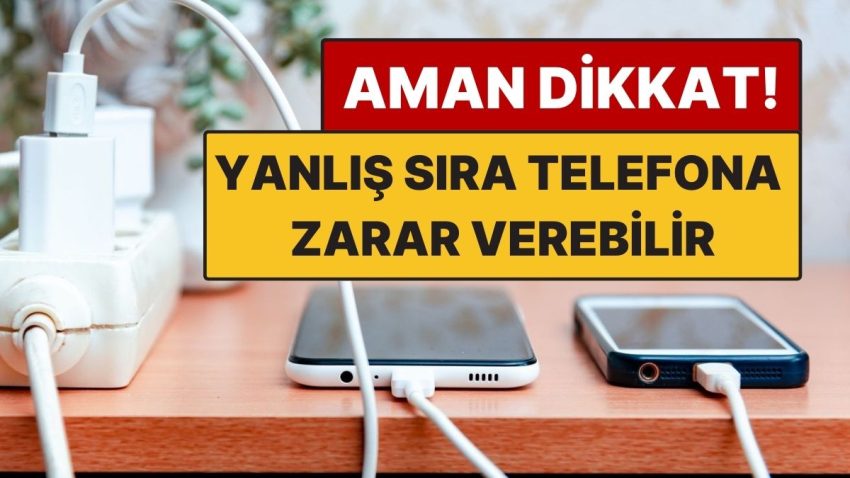 Telefonu Şarj Ederken Evvel Prize Takın! Yanlış Sıra Aygıta Ziyan Verebilir