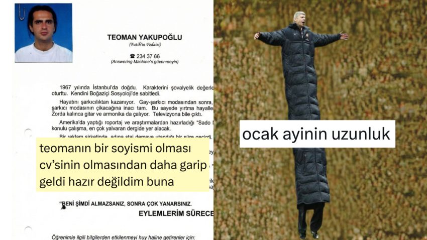 Teoman’ın Soyadından Bitmeyen Ocak Ayına Son 24 Saatin Viral Tweetleri