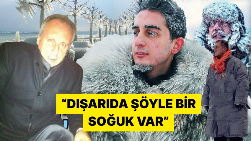 Tüm Yurdu Esir Alan Dinlenme Tesisi Soğuklarını Mizahına Alet Eden Bireyler