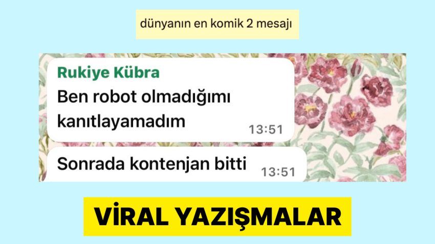 Yaptıkları Komik Mesajlaşmalarla İrtibattan Azamî Randıman Alan Bireyler