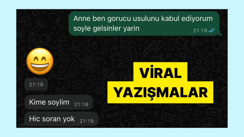 Yaptıkları Komik Mesajlaşmalarla İrtibattan Azamî Randıman Alan Şahıslar