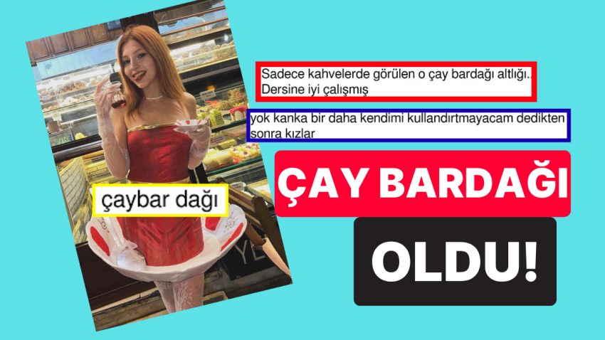 “Yerli ve Milli”: Halloween’de Çay Bardağı Kostümü Giyen Bayan Goygoy Materyali Oldu